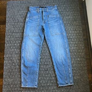 Veronica Beard barrel leg jean